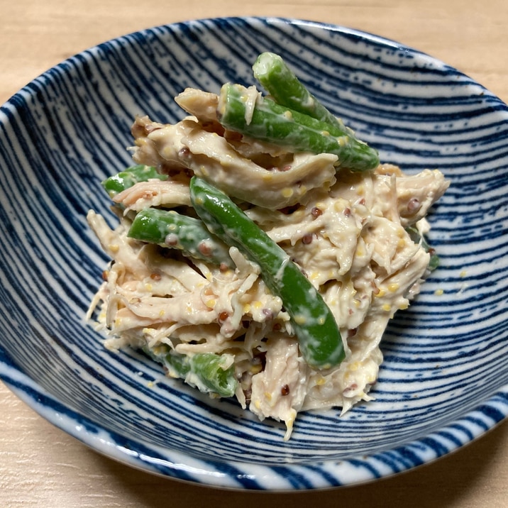 お弁当のおかずに 余ったロティサリーチキンでサラダ